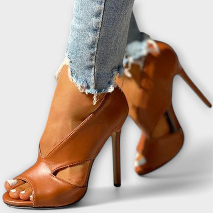 Sandra- Sandalias ortopédicas modernas con tacón elegante