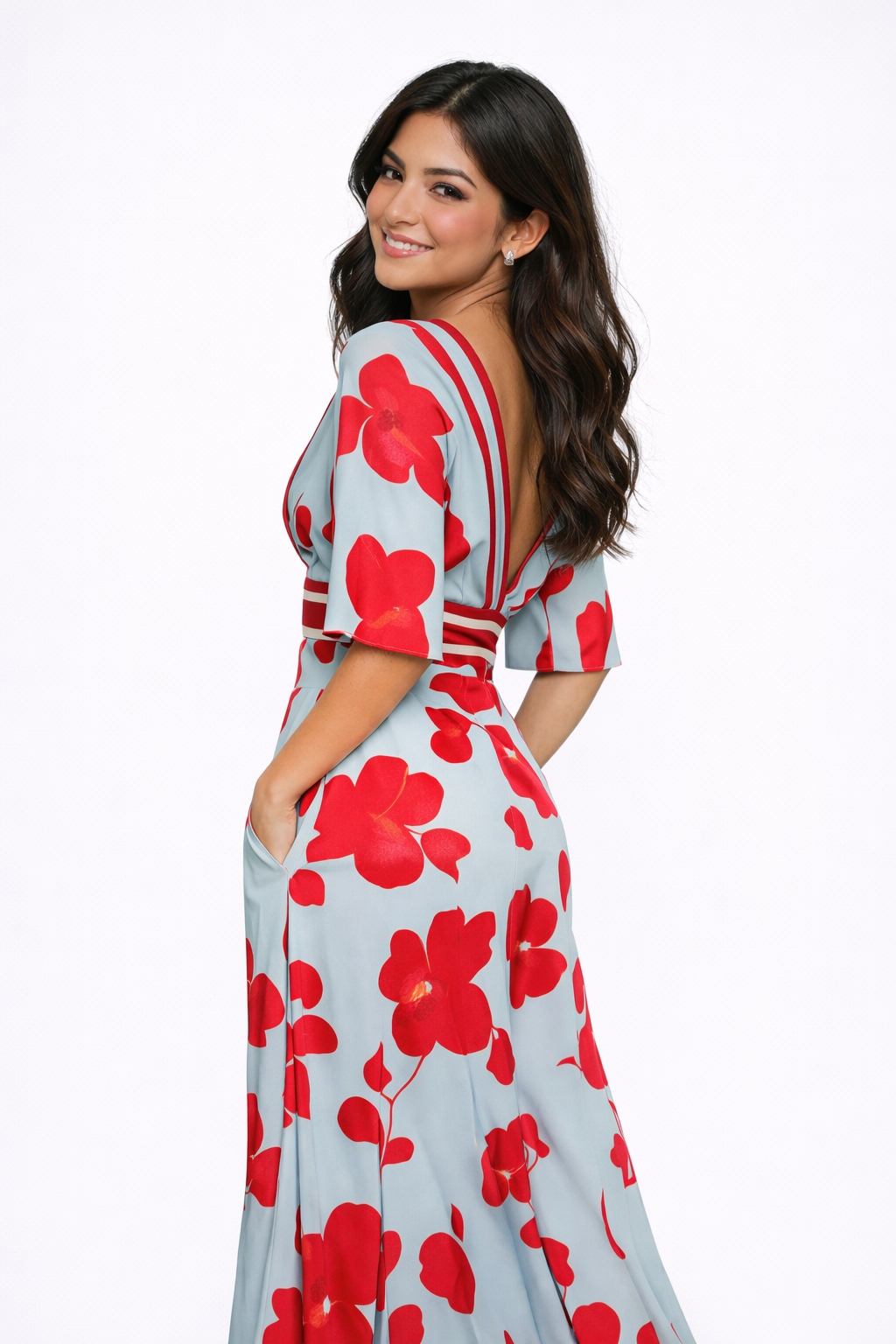 Elsa - Vestido tubo floral elegante